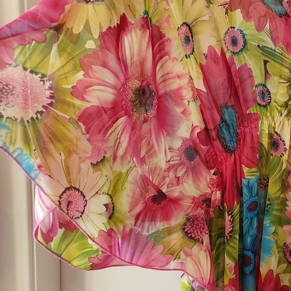 2 for $ 20🪀 Flower Print Blouse Size Large - Picture 4 of 4